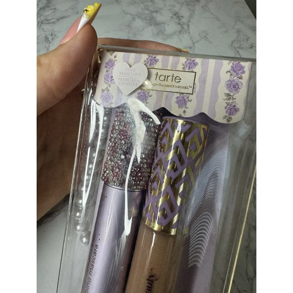tarte Shape Tape Creamy Concealer 42S Tan Sand + Mascara Duo Full Coverage